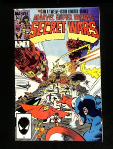 Marvel Super-Heroes Secret Wars #9 Avengers!  Iron Man!
