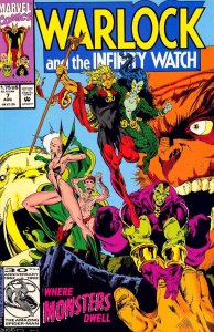 WARLOCK & THE INFINITY WATCH #07 (1992) TOM RANEY | DIRECT EDITION