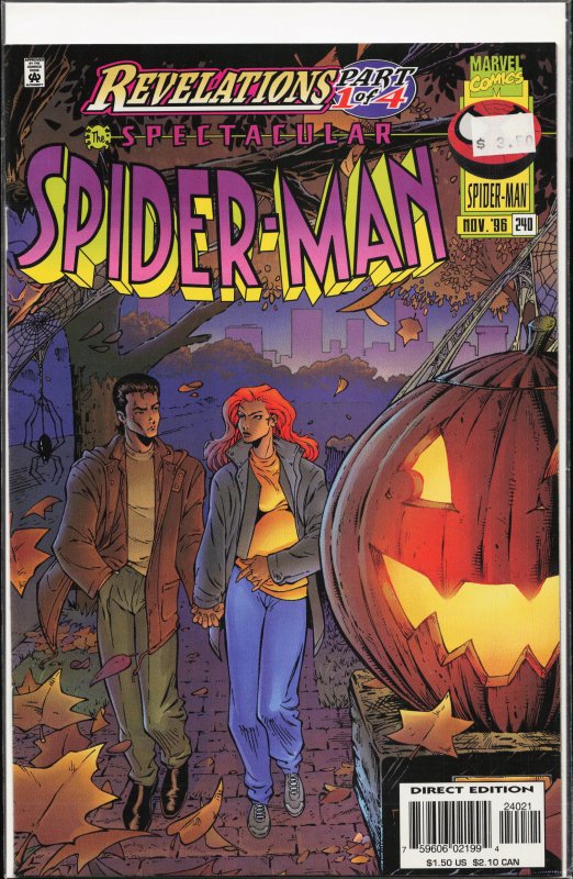 The Spectacular Spider-Man #240 Variant Cover (1996) Spider-Man