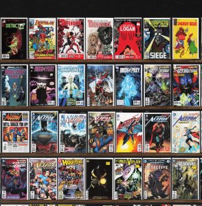 Huge Lot 150+ Comics with Action Comics, Wolverine, Weapon X & More!