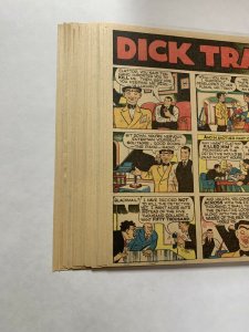 Dick Tracy Newspaper Comics Sundays 1944 Complete Year Great Shape 52 Total