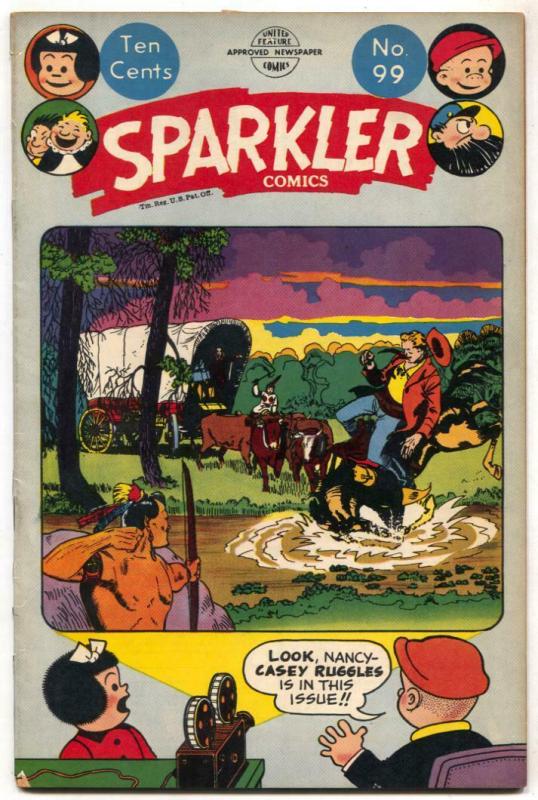 Sparkler #99 1951- Golden Age- Nancy- Captain & the Kids