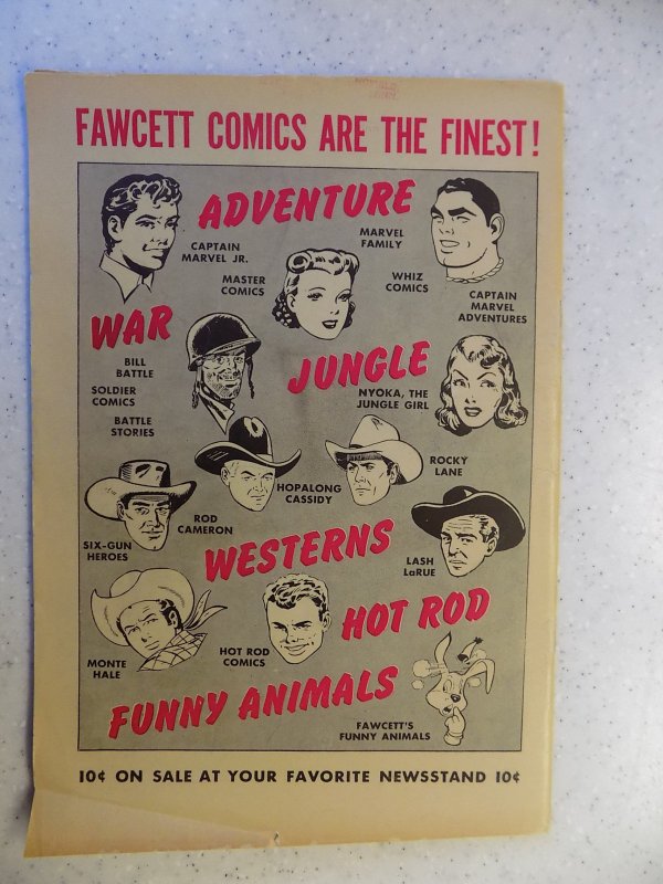 CAPTAIN MARVEL # 141 FAWCETT GOLDEN AGE WHIZ SHAZAM