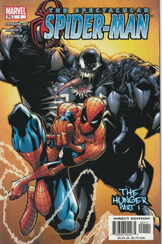 Spectacular Spiderman(vol. 2) # 1,2,3,4,5   Venom !