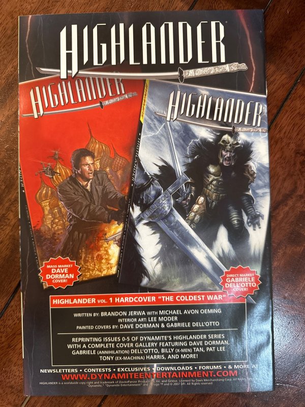 Highlander: Way Of The Sword #4 (2008)