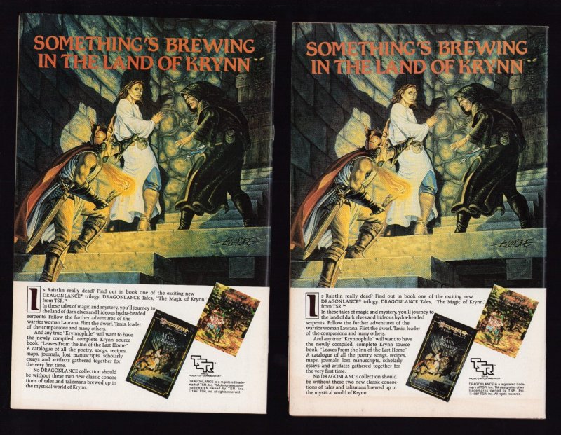 The Punisher #1 - Newsstand + Direct Editions 2pc LOT (7/7.5) 1987