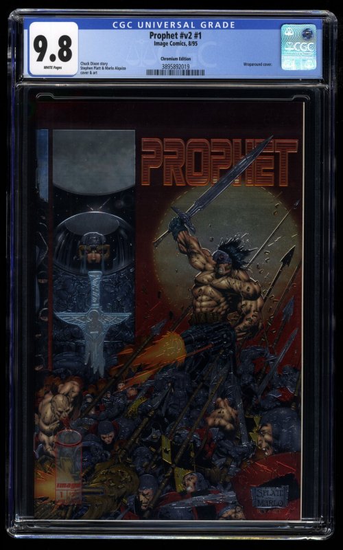 Prophet #1 CGC NM/M 9.8 White Pages Chromium Edition Variant