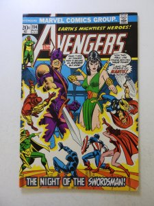 The Avengers #114 (1973) FN- condition