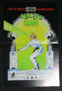 1986 REACTO MAN The Human Dynamo 11x17 B-Movie Comics Promo Poster FN+ 6.5