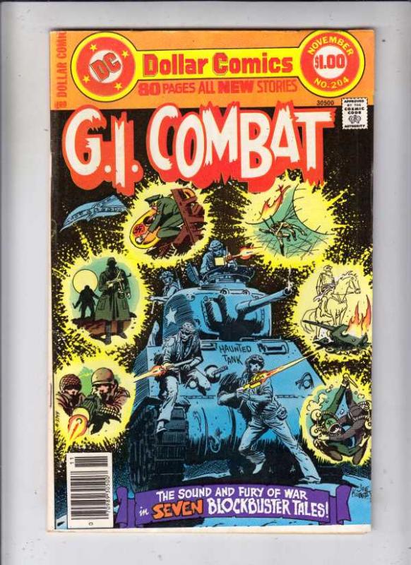 G.I. Combat #204 (Nov-77) VF High-Grade The Haunted Tank