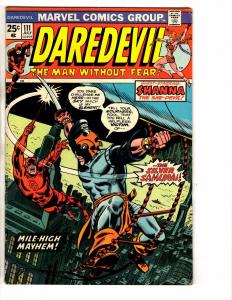 Daredevil # 111 VG/FN Marvel Comic Book Silver Samurai Appearance X-Men J248