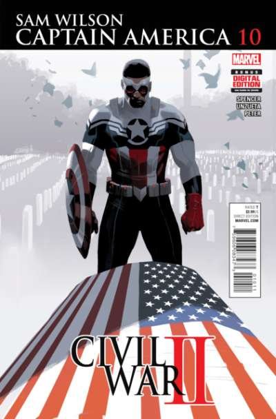 Captain America: Sam Wilson #10, NM + (Stock photo)