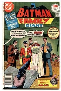 Batman Family #11 1977-DC Robin marries Batgirl