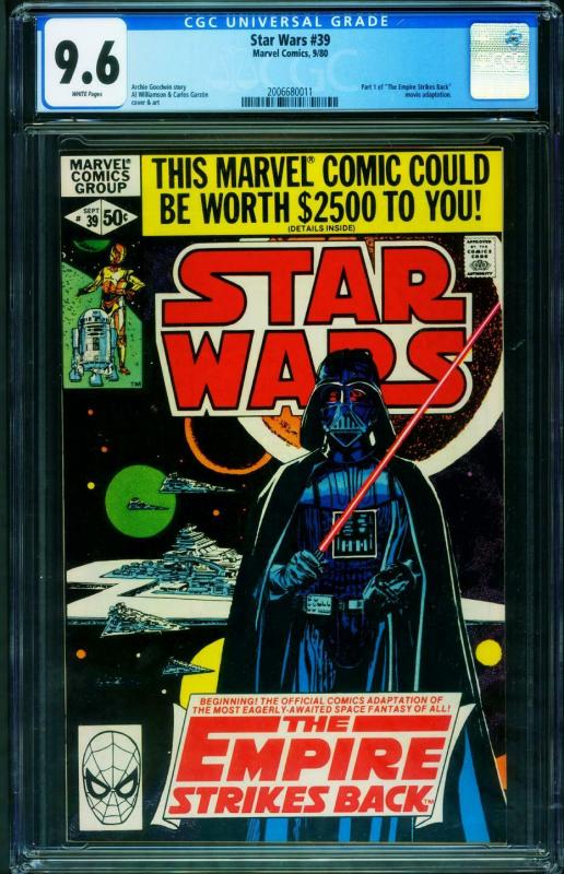 STAR WARS #39 CGC 9.6-1980- Empire Strikes Back 2006680011