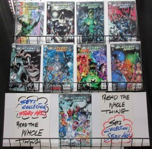 BLACKEST NIGHT (2009) 0-8  COMPLETE series!  kicks off  DC cross title epic 