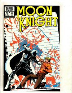 Lot Of 10 Moon Knight Marvel Comic Books # 21 22 23 24 25 26 27 28 29 30 HJ9