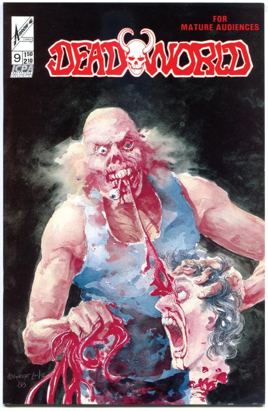 DEADWORLD #9 VF/NM, #9 VF, Horror, Gore, Undead, 1986, more Zombies in store