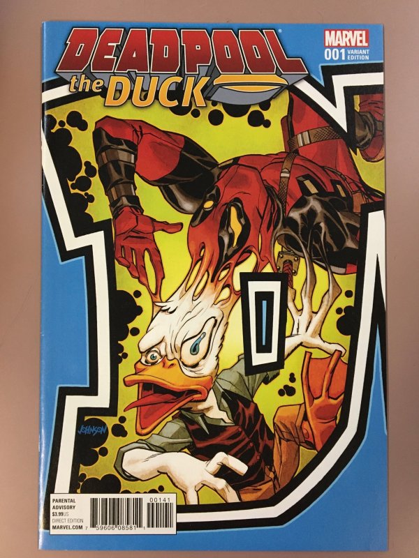 Deadpool the Duck #1 Incentive Dave Johnson Connecting Cover A Variant (2017)