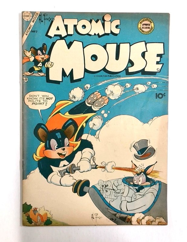 Atomic Mouse  #7   1954 -  early  Charlton Publications - Animal Humor from the