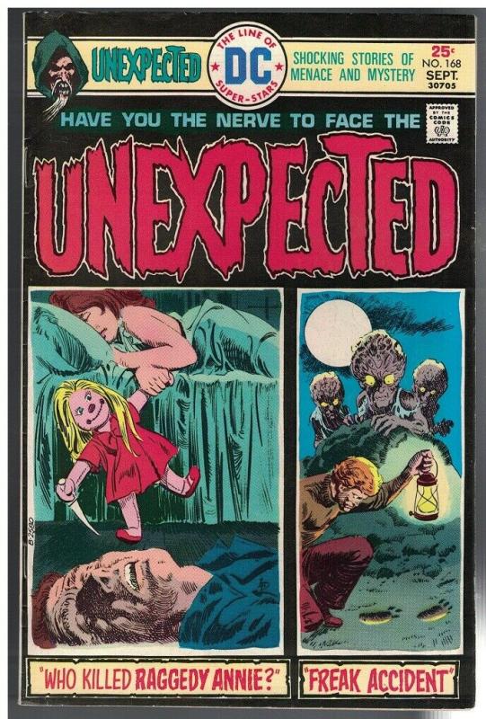 UNEXPECTED (TALES OF) 168 VG-F Sept. 1975