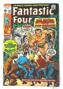 Fantastic Four (1961 series)  #102, Fine+ (Actual scan)