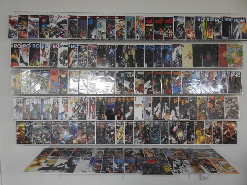 Huge Lot 150+ Comics W/ Aliens, ROM, Elvira, Transformers, +More Avg VF/NM Cond