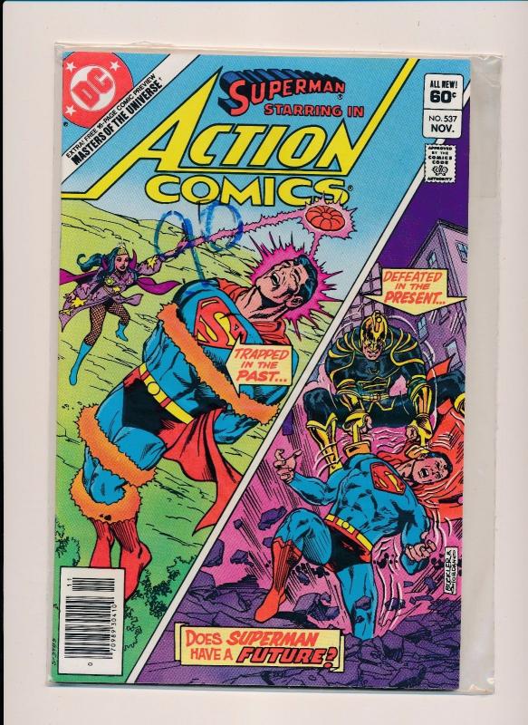 Lot of 6-DC Action Comics #530/535/536/537/542/ SUPERMAN FINE/VERY FINE (SRU150)