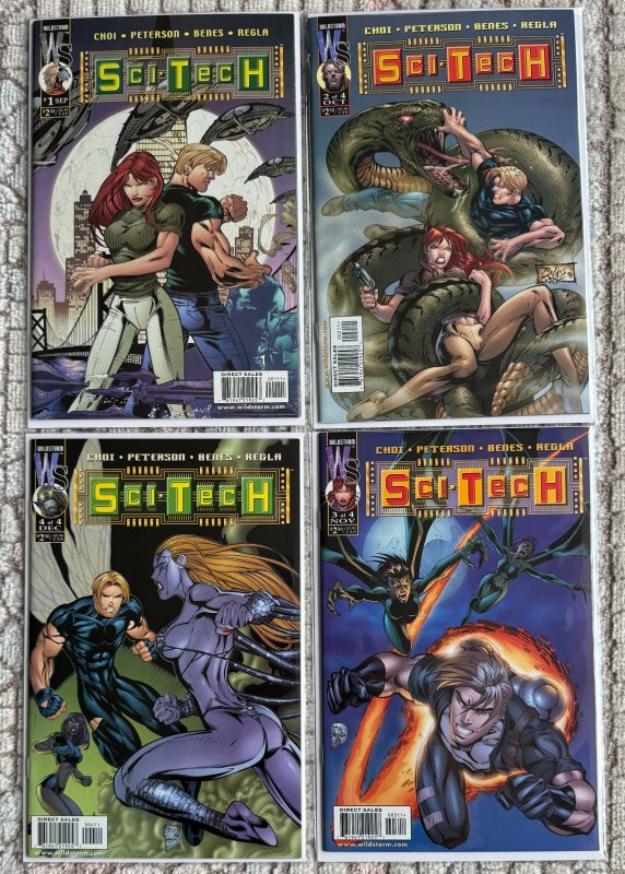 Sci-Tech #1, #2, #3, and #4 (1999) NM 9.4 Full Set WildStorm