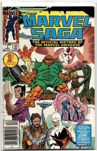 The Marvel Saga The Official History of the Marvel Universe #1 (1985) Marvel ...