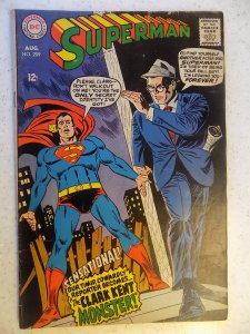 SUPERMAN # 209 DC ACTION ADVENTURE 