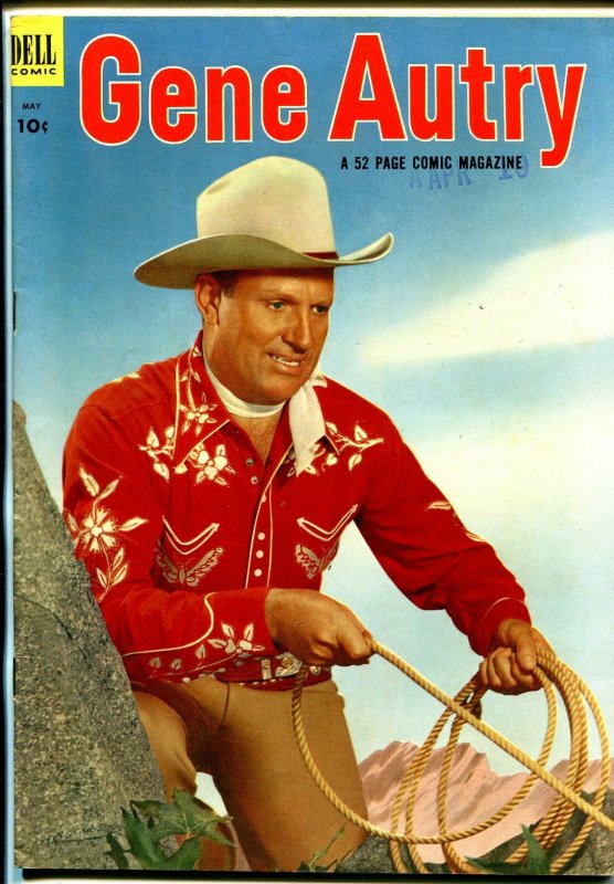 Gene Autry #75 1953-Dell-photo cover-Phil Rizzuto Wheaties ad-FN/VF