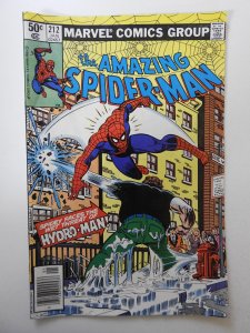 The Amazing Spider-Man #212 (1981) VG Condition! First appearance of Hydro-Man!