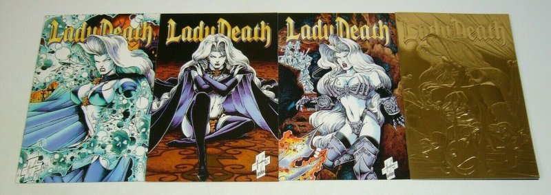 Lady Death III: the Odyssey #1-4 VF/NM complete series - chaos comics bad girl