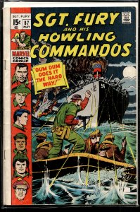 Sgt. Fury #87 (1971) Sgt. Fury