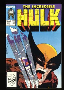 Incredible Hulk #340 NM 9.4 McFarlane Vs Wolverine!