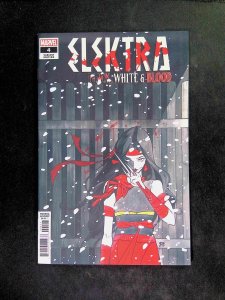 Elektra White Black and Blood #4B  MARVEL Comics 2022 NM  Variant Cover