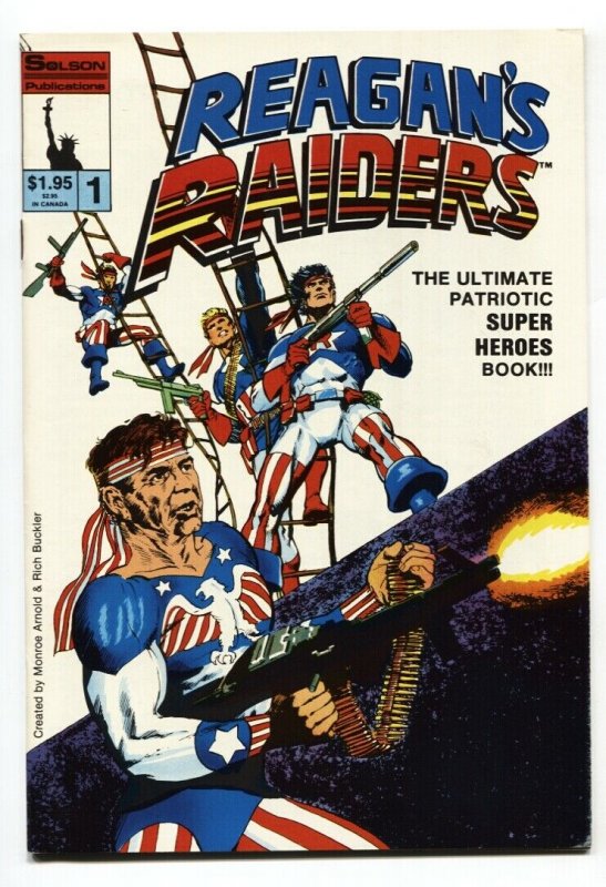 Reagan's Raiders #1 1986 First issue - Solson comic book 