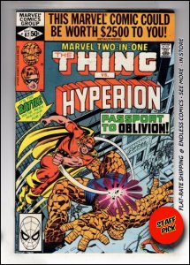 Marvel Two-in-One #67 (1980) THE THING & HYPERION! / 112-BN#1