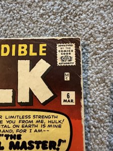 The Incredible Hulk #6 (1963)