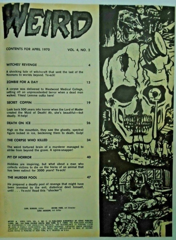 mm Weird (1966 Mag; Eerie) v4, #2vf/nm