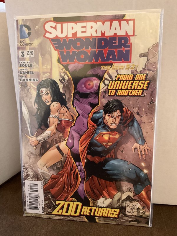 Superman/Wonder Woman 3  9.0 (our highest grade) New 52!  2014