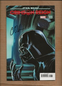 STAR WARS CRIMSON REIGN #1 VADER VARIANT SIGNED BY CHARLES SOULE 