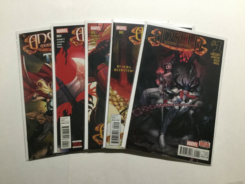 Angela Queen Of Hell 1 2 3 4 6 Lot Run Set Near Mint Nm Marvel