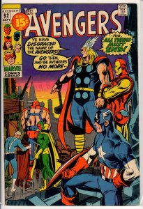 The Avengers #92 (1971) 6.0 FN