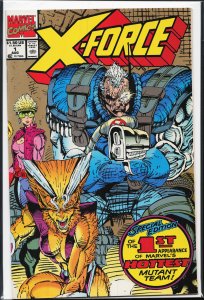 X-Force #1 Second Print Cover (1991) X-Force