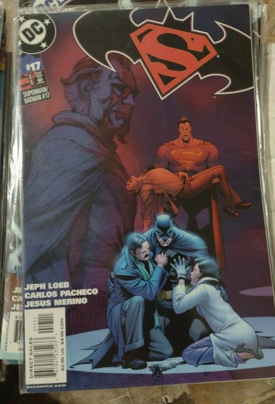 SUPERMAN / BATMAN # 17  2005 DC JEPH LOEB ABSOLUTE POWER SGT ROCK RAAS AL GHUL