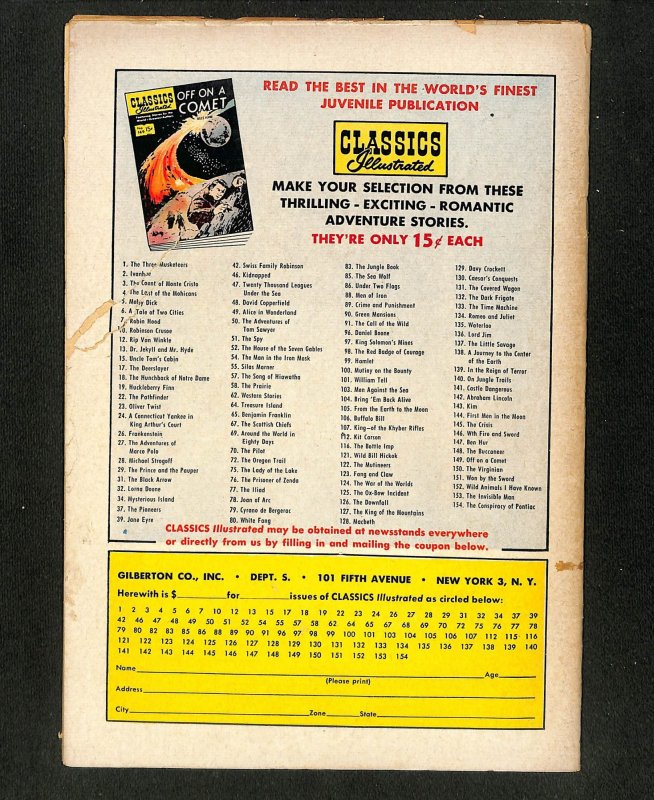 Classics Illustrated #155