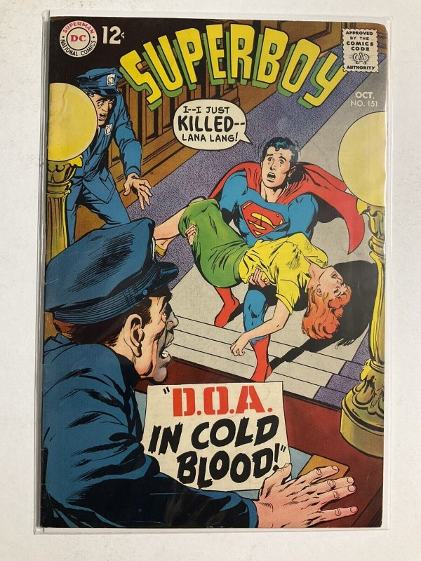 SUPERBOY 151 FN FINE 6.0 DC COMICS