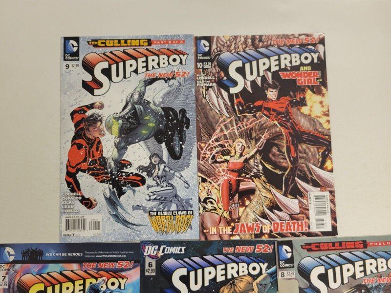 5 Superboy DC Comic Books #6 7 8 9 10 New 52 84 TJ19