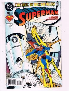 Superman #91 VF DC Comics Comic Book Jurgens DE16